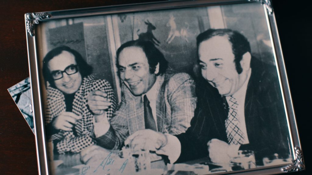 Elias Rahbani avec ses deux  frères Assi et Mansour