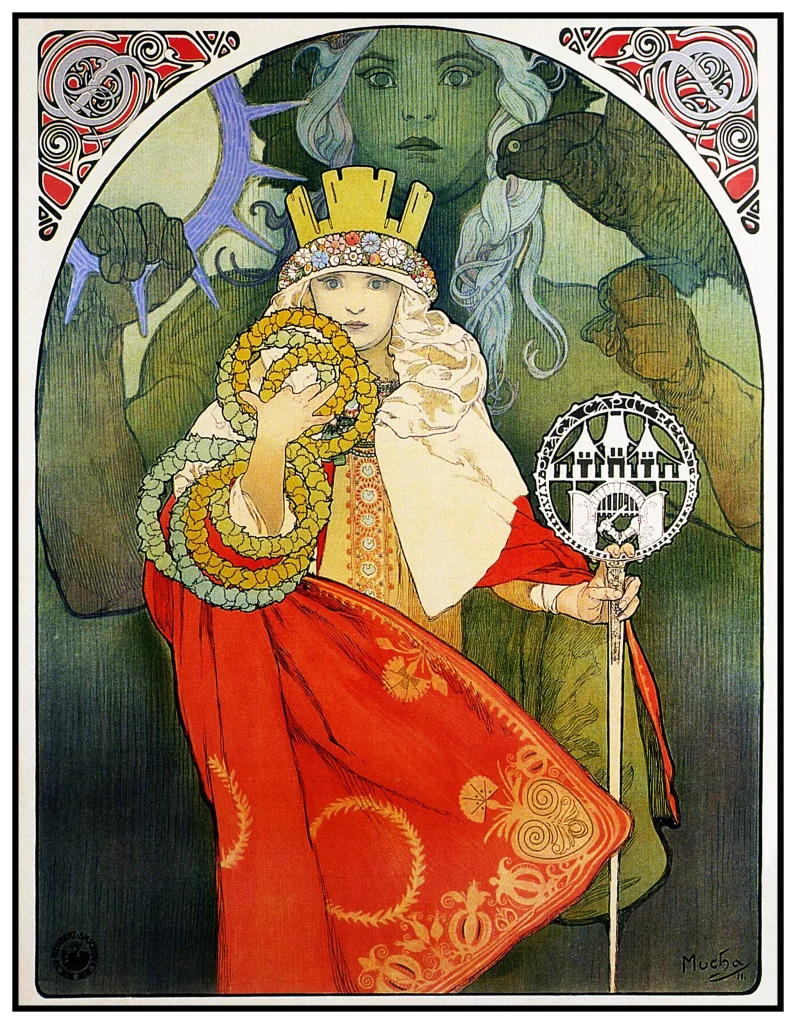 Sarah Bernhardt par Alphonse mucha