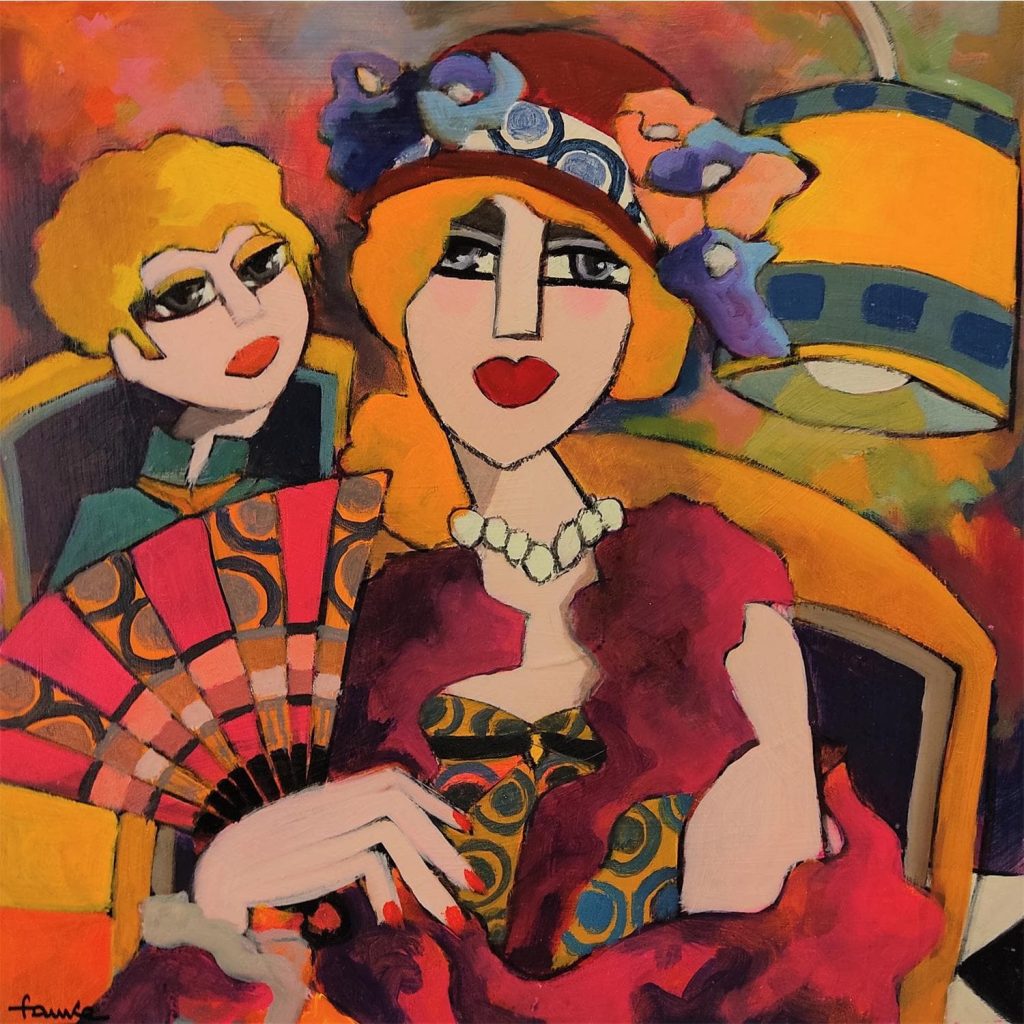 Fauve à l'exposition automnale.