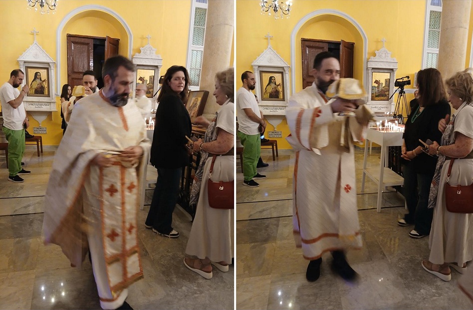 la messe au Saint-Sauveur