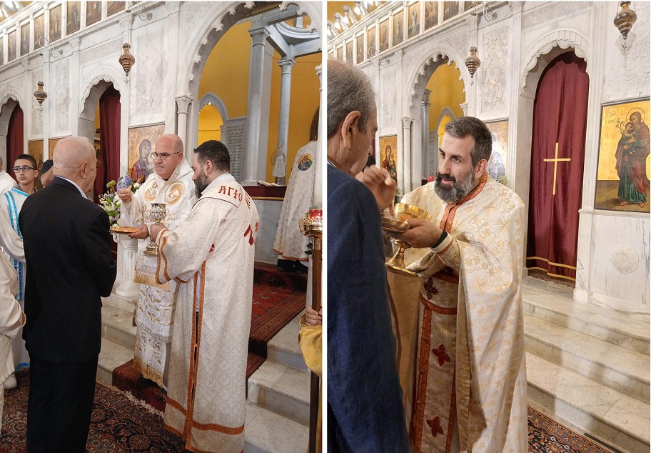 communion  au Saint-Sauveur