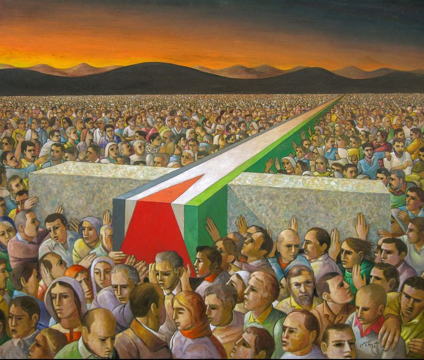 la croix de la Palestine