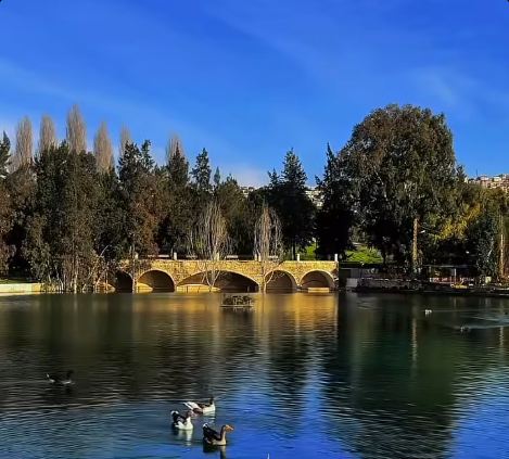 Vue du lac de khiam