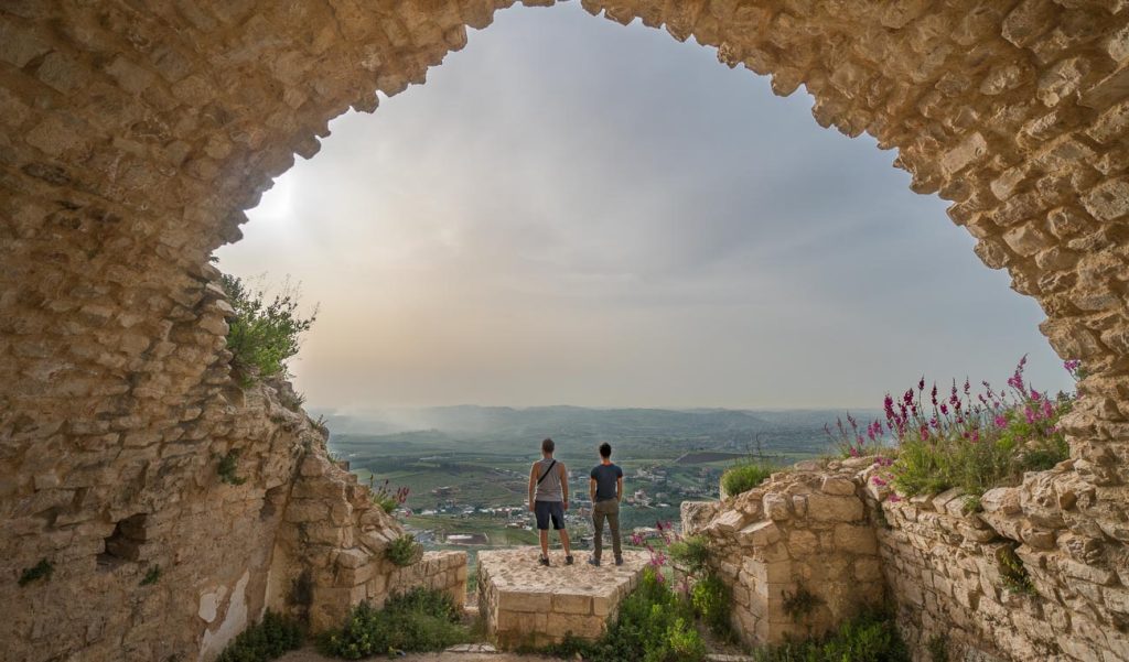 Vue de la plaine du sud du fort de Ckif
